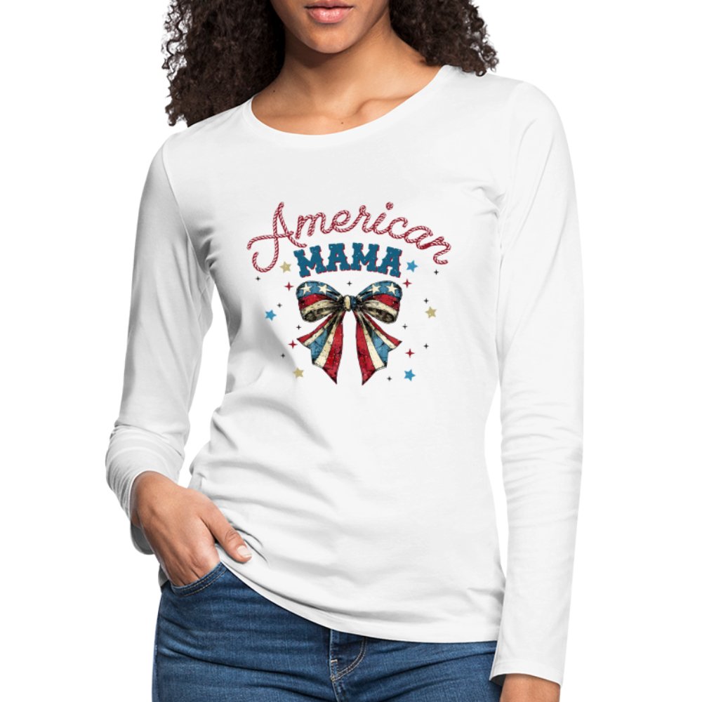 American Mama Women's Premium Long Sleeve T-Shirt - option1# - Women's Premium Long Sleeve T-Shirt | Spreadshirt 876