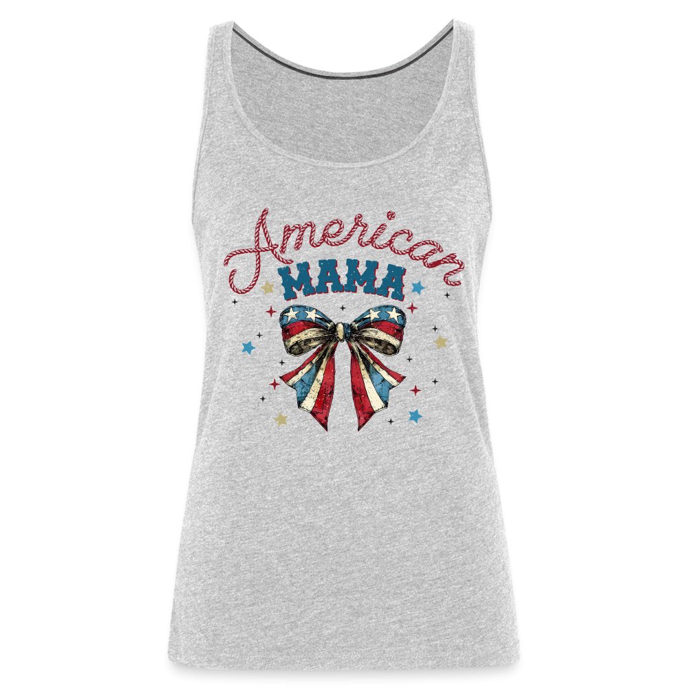 American Mama Women’s Premium Tank Top - heather gray