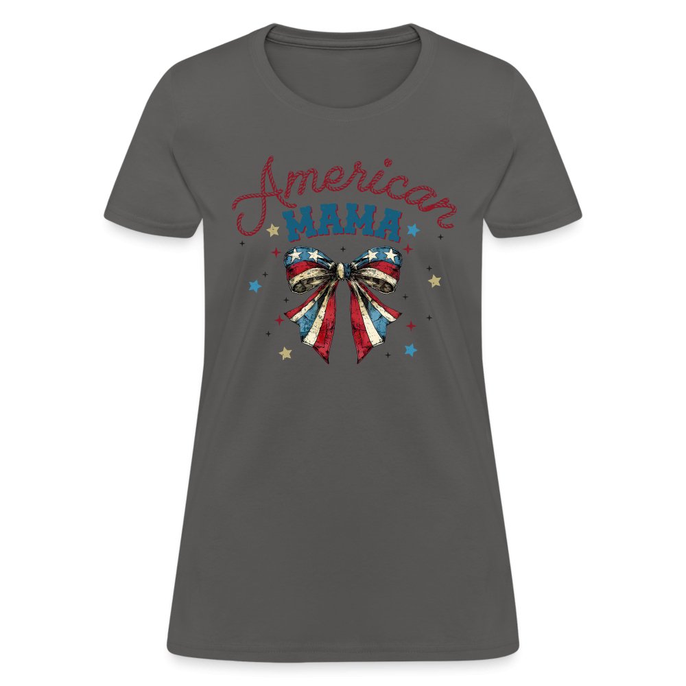 American Mama Women's T-Shirt - charcoal