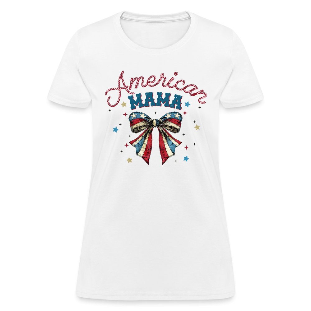 American Mama Women's T-Shirt - white