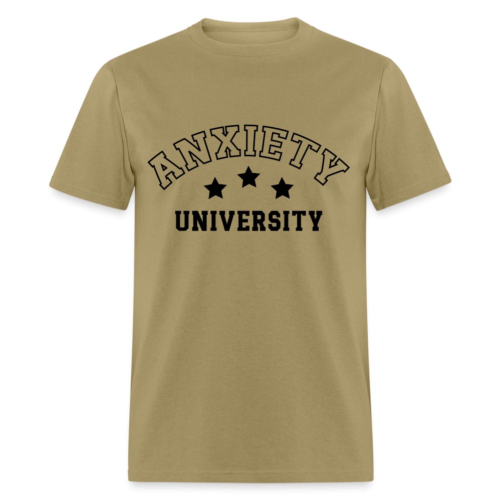 Anxiety University Classic T-Shirt - khaki