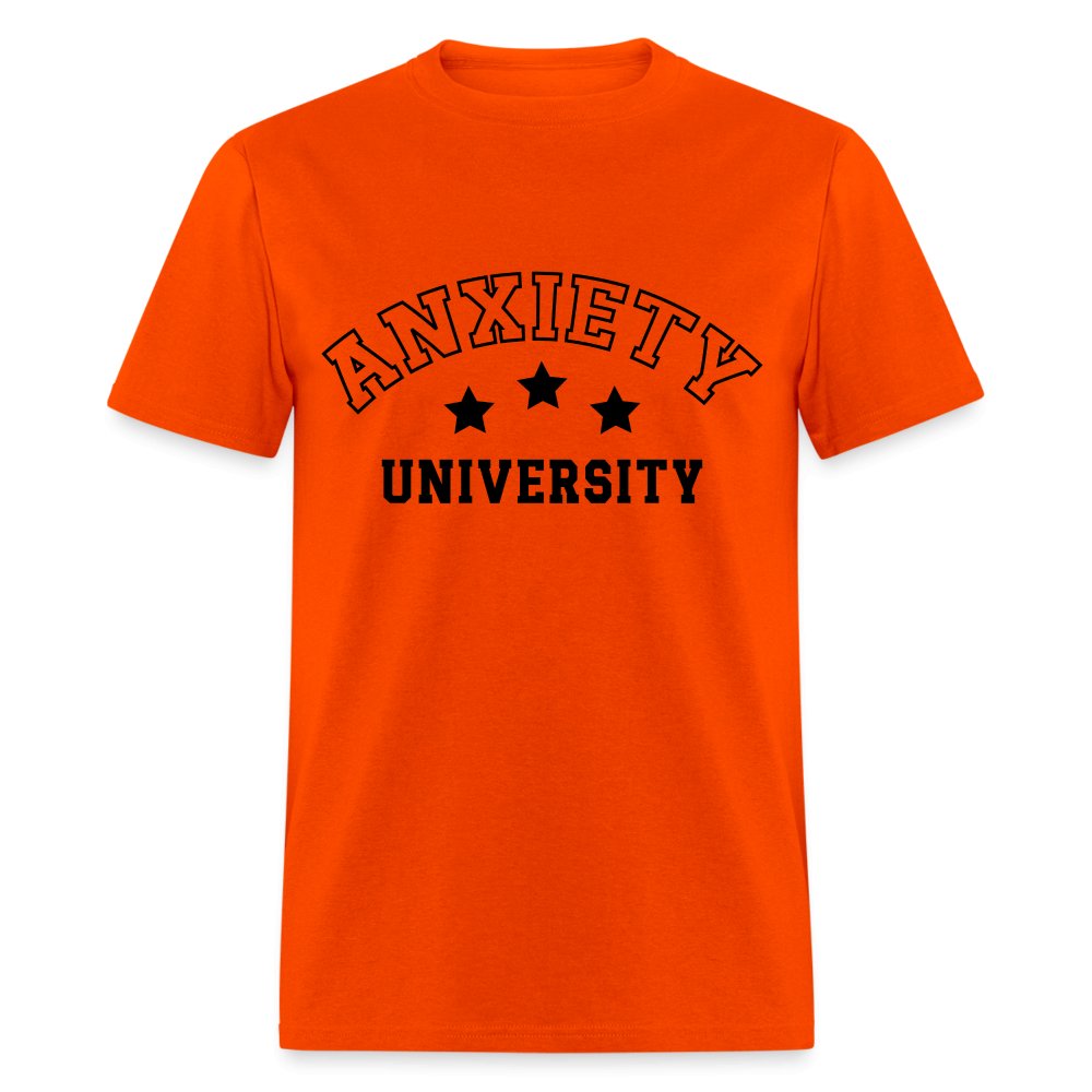 Anxiety University Classic T-Shirt - orange