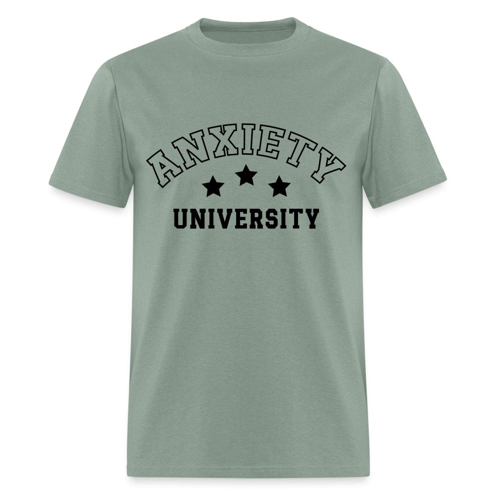 Anxiety University Classic T-Shirt - sage