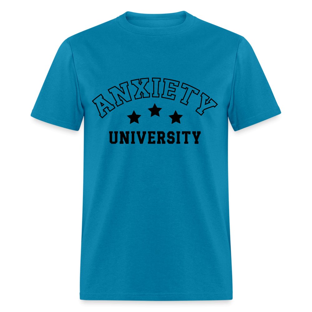 Anxiety University Classic T-Shirt - turquoise