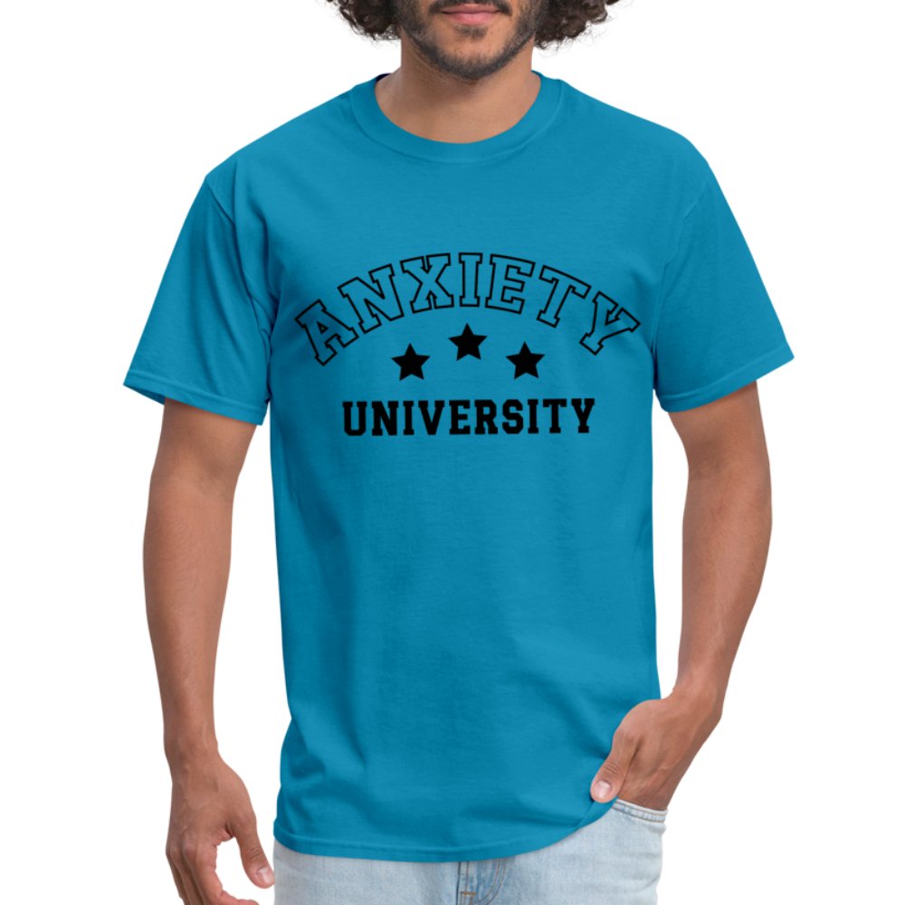 Anxiety University Classic T-Shirt - turquoise