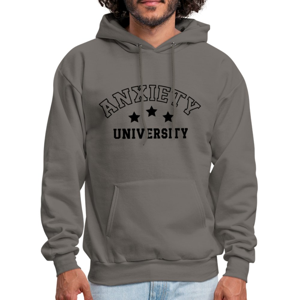 Anxiety University Hoodie - asphalt gray