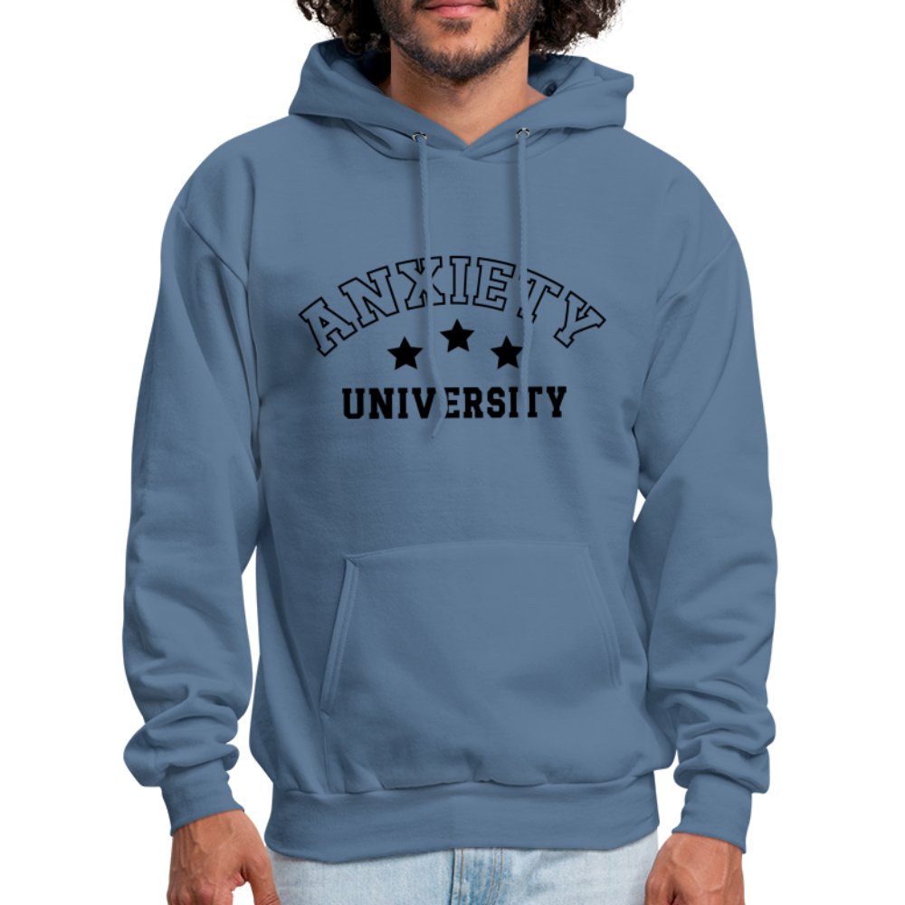 Anxiety University Hoodie - denim blue