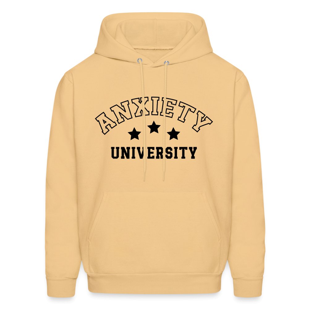 Anxiety University Hoodie - light yellow