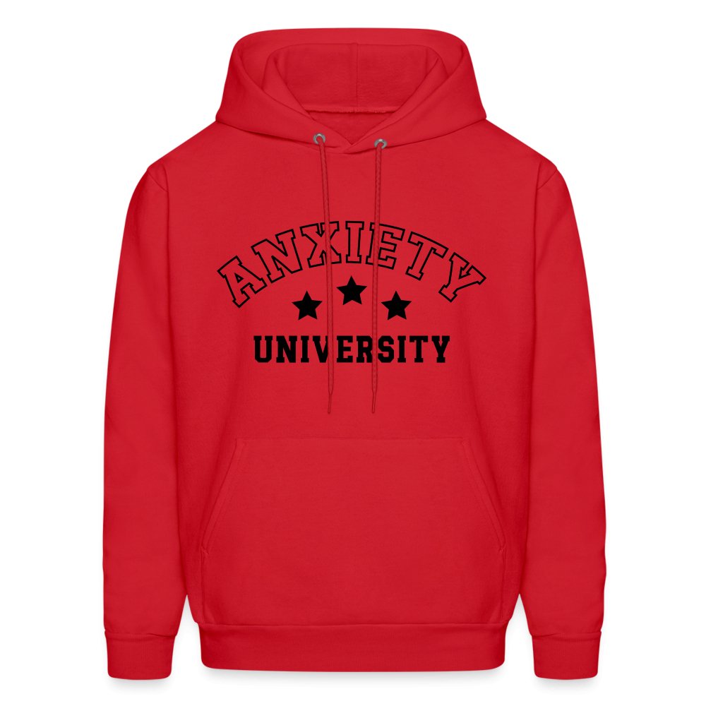 Anxiety University Hoodie - red