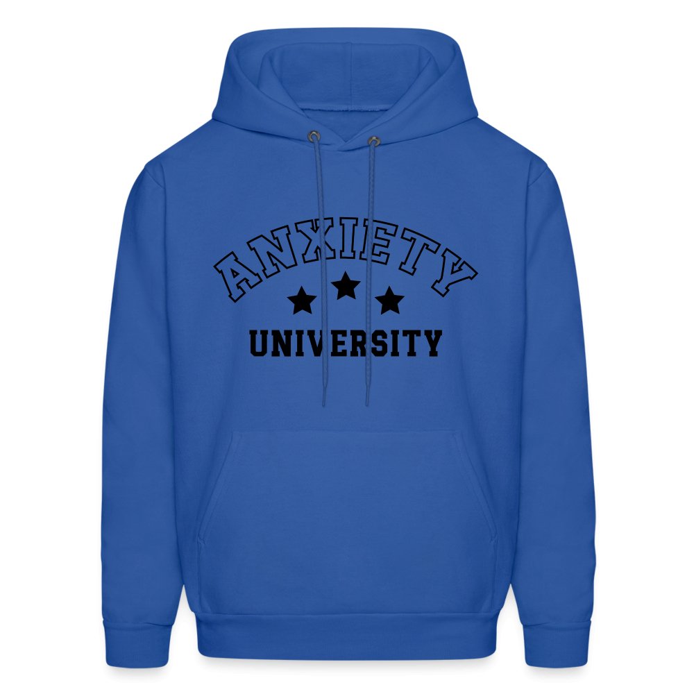 Anxiety University Hoodie - royal blue