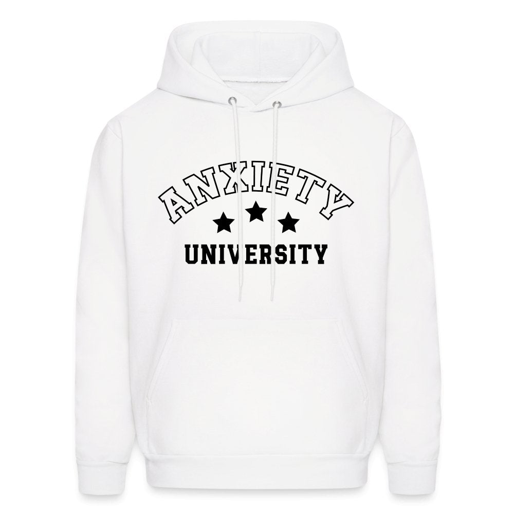 Anxiety University Hoodie - white