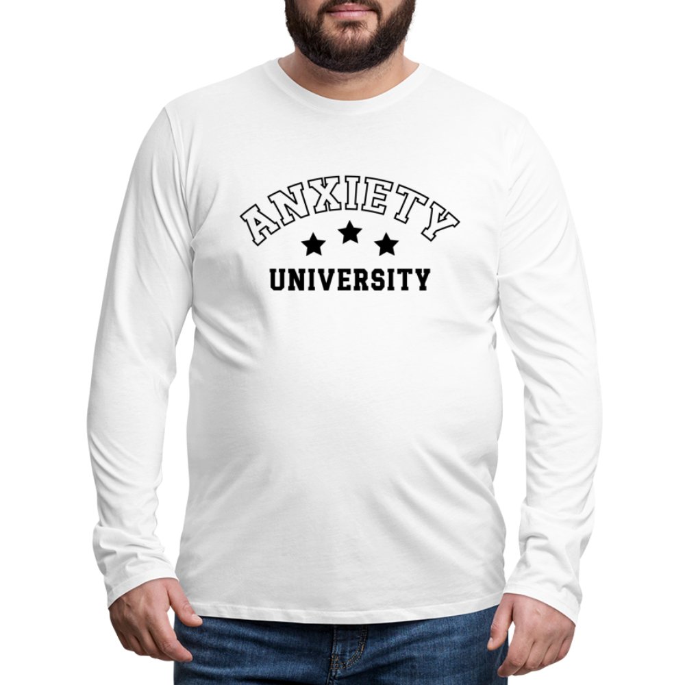 Anxiety University Men's Premium Long Sleeve T-Shirt - option1# - Men's Premium Long Sleeve T-Shirt | Spreadshirt 875