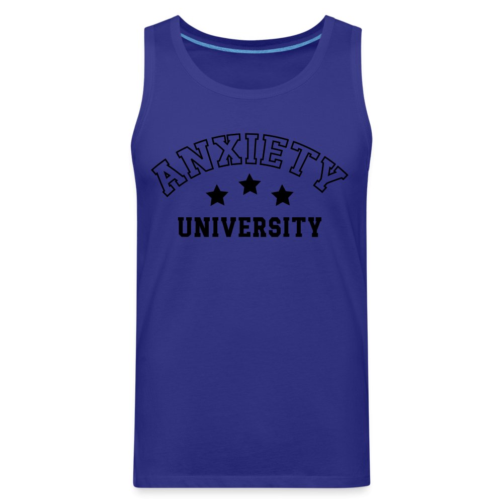 Anxiety University Men’s Premium Tank Top - heather gray