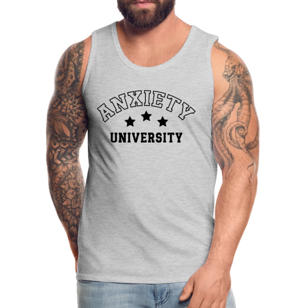 Anxiety University Men’s Premium Tank Top - option1# - Men’s Premium Tank | Spreadshirt 916