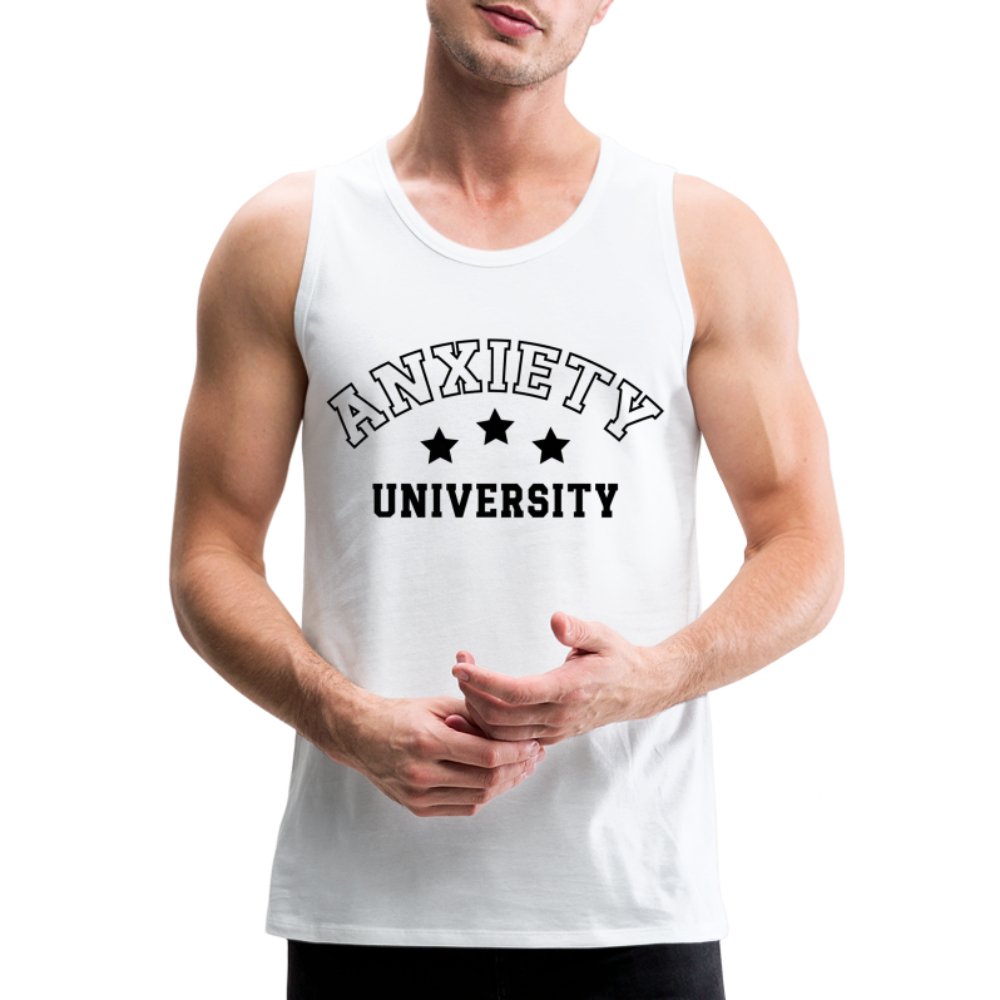 Anxiety University Men’s Premium Tank Top - option1# - Men’s Premium Tank | Spreadshirt 916