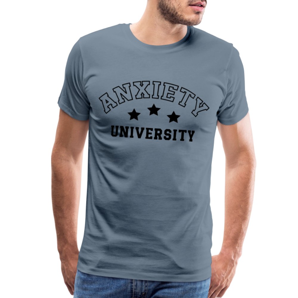 Anxiety University Premium T-Shirt - heather gray