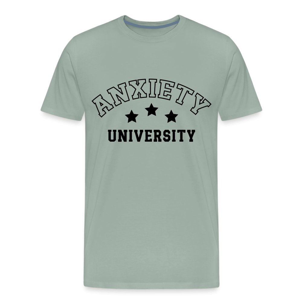 Anxiety University Premium T-Shirt - steel green