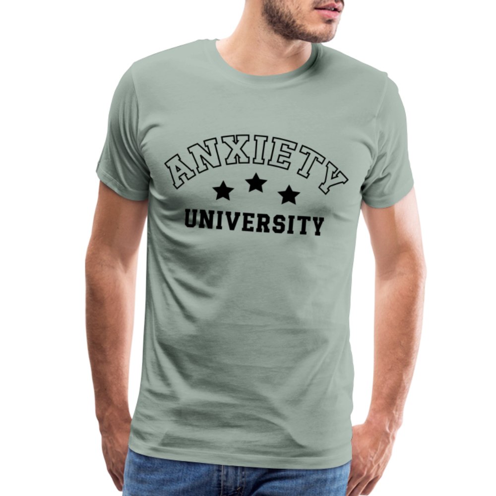 Anxiety University Premium T-Shirt - steel green