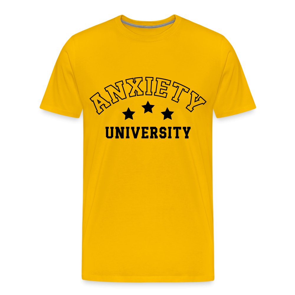 Anxiety University Premium T-Shirt - sun yellow