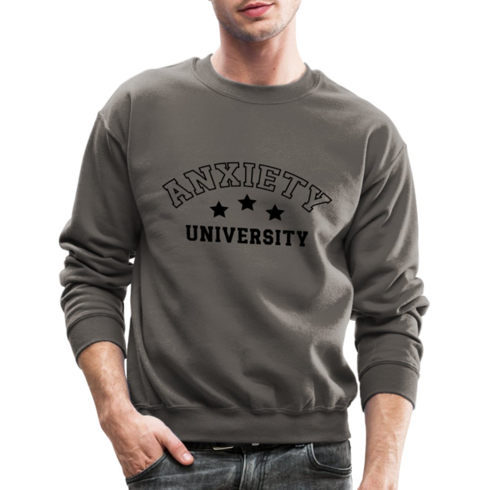 Anxiety University Sweatshirt - asphalt gray