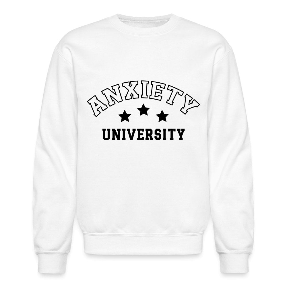 Anxiety University Sweatshirt - white