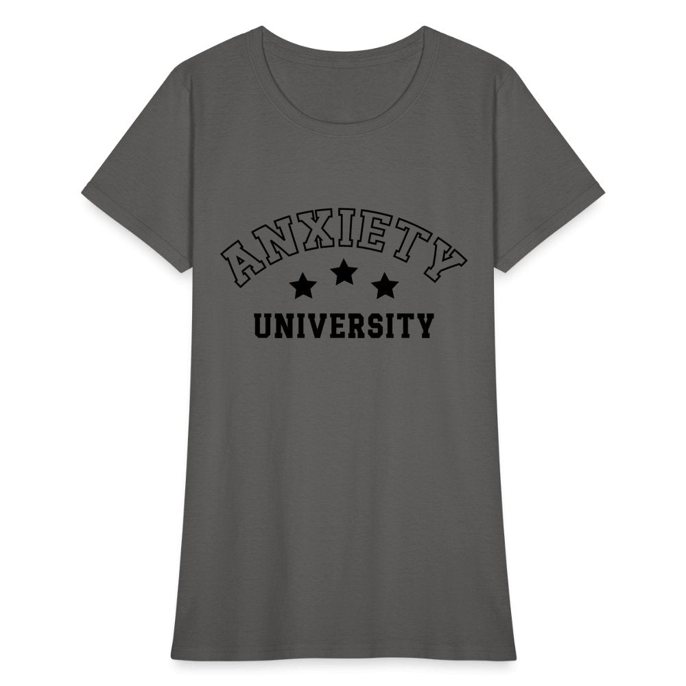 Anxiety University Women's Contoured T-Shirt - option1# - Women's T-Shirt | Fruit of the Loom L3930R