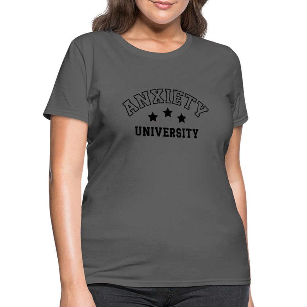 Anxiety University Women's Contoured T-Shirt - option1# - Women's T-Shirt | Fruit of the Loom L3930R