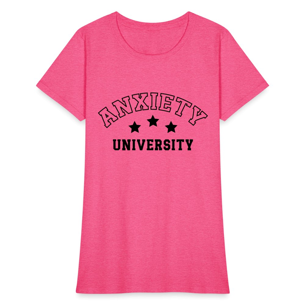 Anxiety University Women's Contoured T-Shirt - option1# - Women's T-Shirt | Fruit of the Loom L3930R