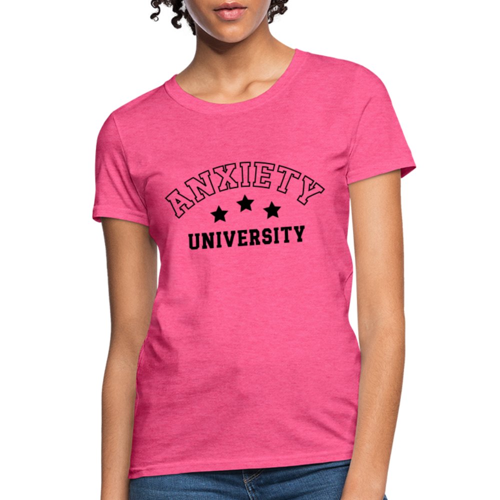 Anxiety University Women's Contoured T-Shirt - option1# - Women's T-Shirt | Fruit of the Loom L3930R