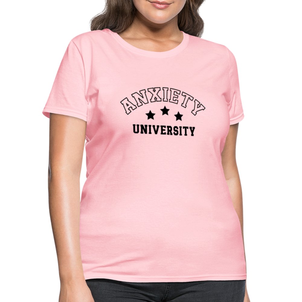 Anxiety University Women's Contoured T-Shirt - option1# - Women's T-Shirt | Fruit of the Loom L3930R