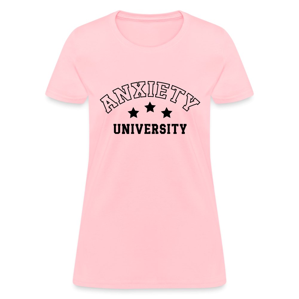 Anxiety University Women's Contoured T-Shirt - option1# - Women's T-Shirt | Fruit of the Loom L3930R