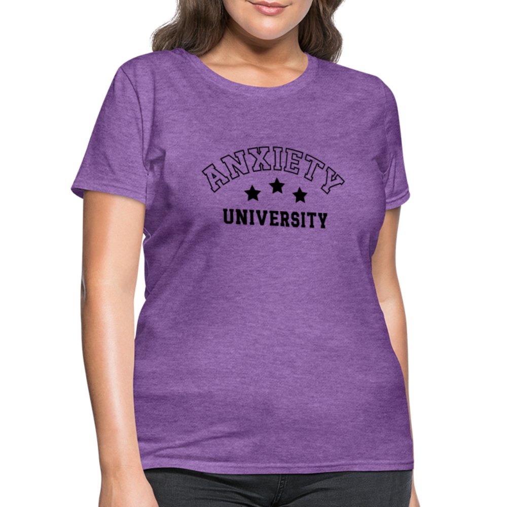 Anxiety University Women's Contoured T-Shirt - option1# - Women's T-Shirt | Fruit of the Loom L3930R