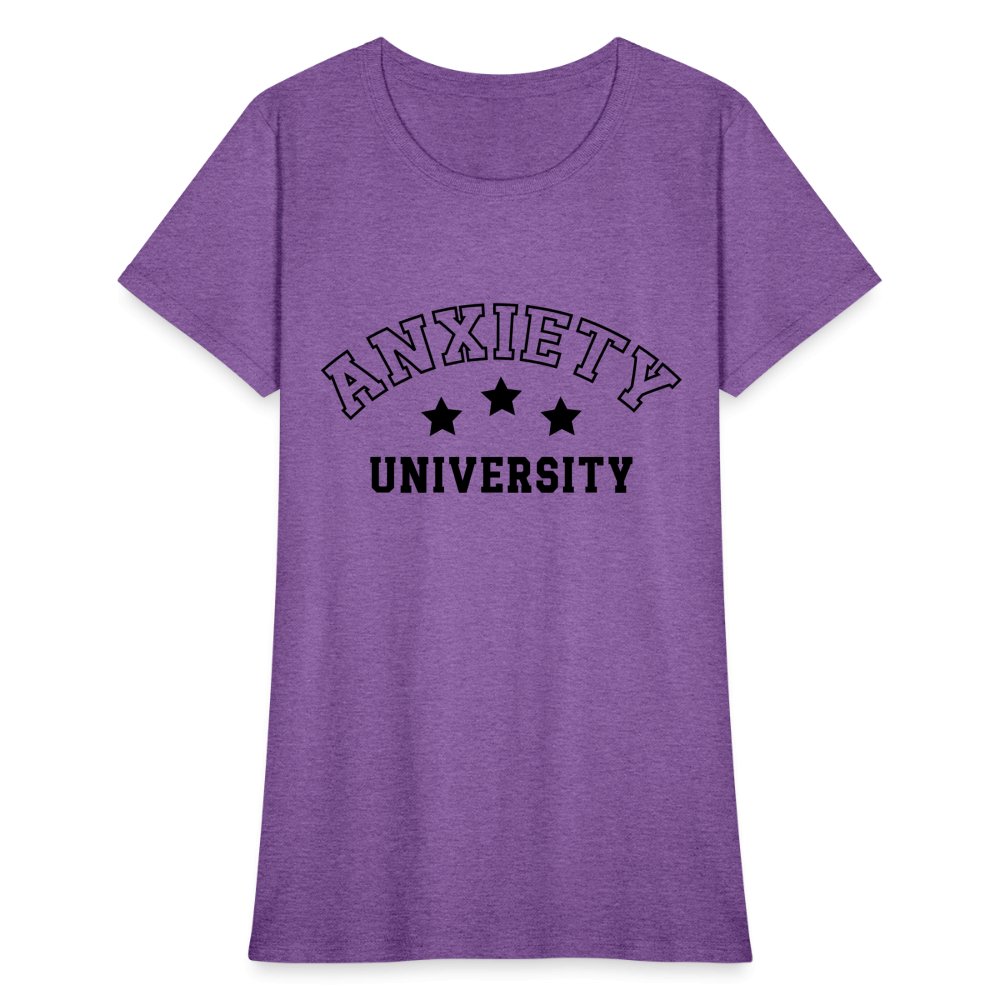 Anxiety University Women's Contoured T-Shirt - option1# - Women's T-Shirt | Fruit of the Loom L3930R