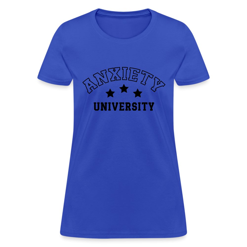 Anxiety University Women's Contoured T-Shirt - option1# - Women's T-Shirt | Fruit of the Loom L3930R