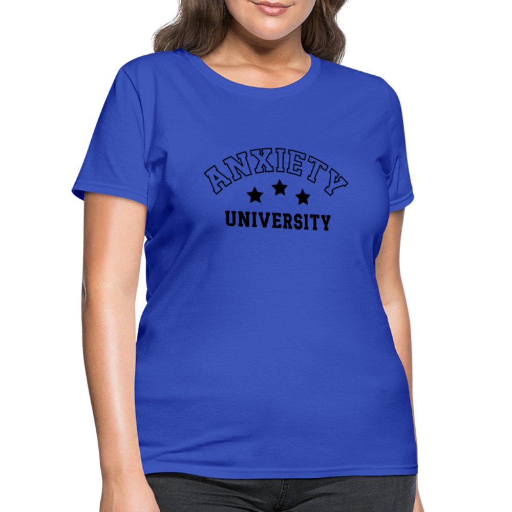 Anxiety University Women's Contoured T-Shirt - option1# - Women's T-Shirt | Fruit of the Loom L3930R