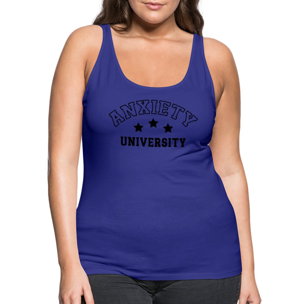 Anxiety University Women’s Premium Tank Top - heather gray