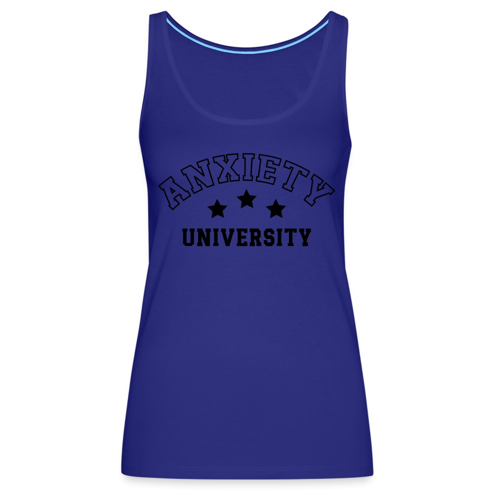 Anxiety University Women’s Premium Tank Top - heather gray