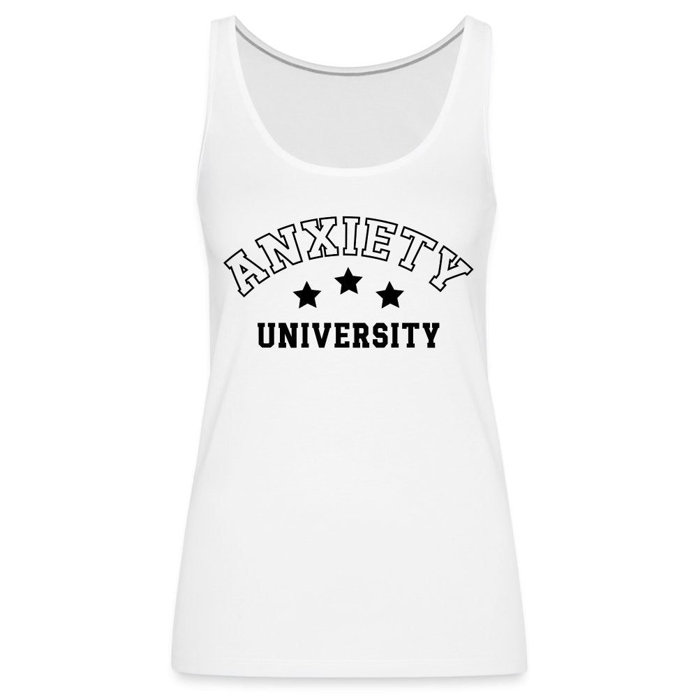 Anxiety University Women’s Premium Tank Top - red