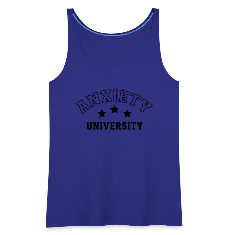 Anxiety University Women’s Premium Tank Top - royal blue