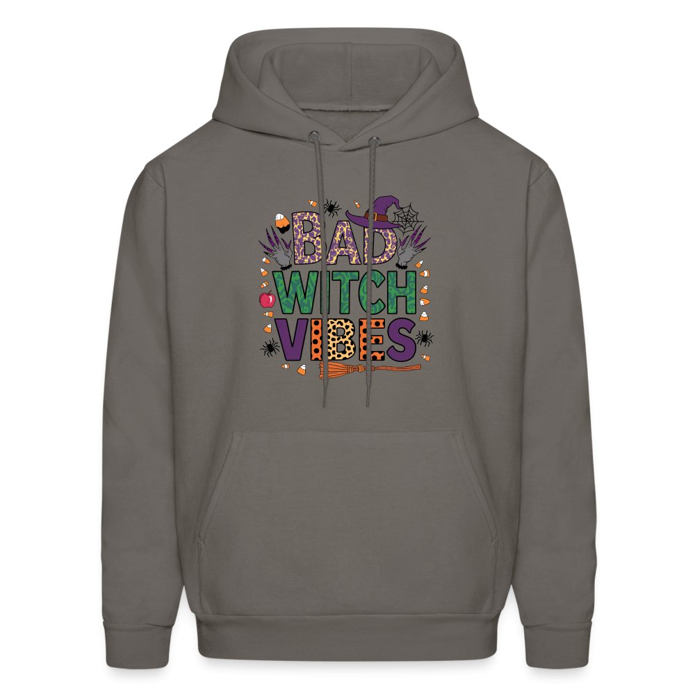 Bad Witch Vibes (Halloween Witches Humor) Hoodie - asphalt gray