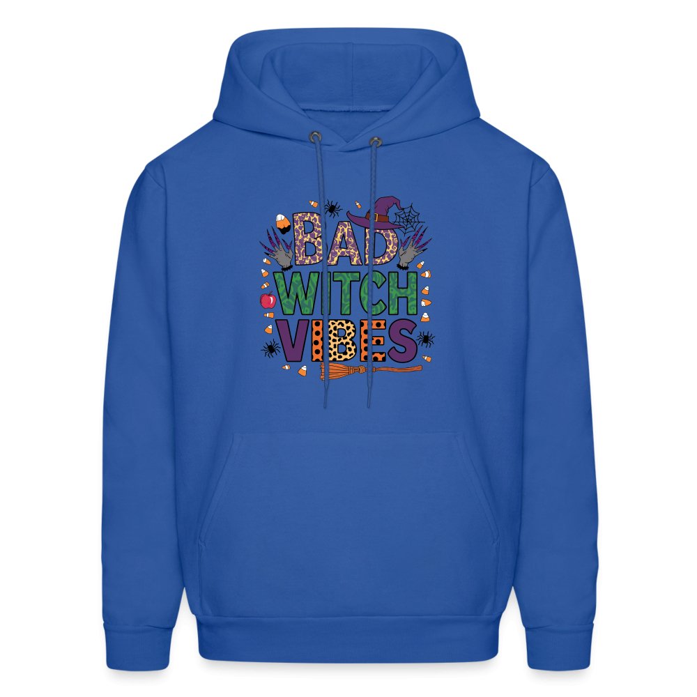 Bad Witch Vibes (Halloween Witches Humor) Hoodie - royal blue