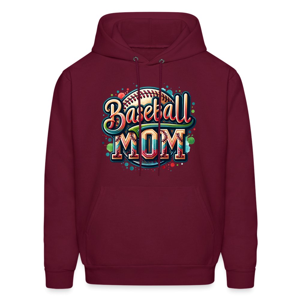 Baseball Mom Hoodie - option1# - Men's Hoodie | Hanes P170