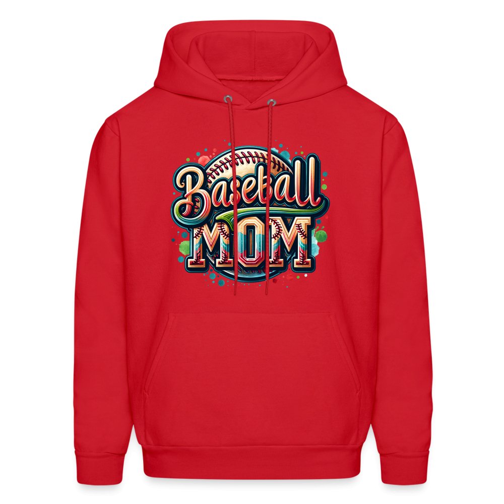 Baseball Mom Hoodie - option1# - Men's Hoodie | Hanes P170