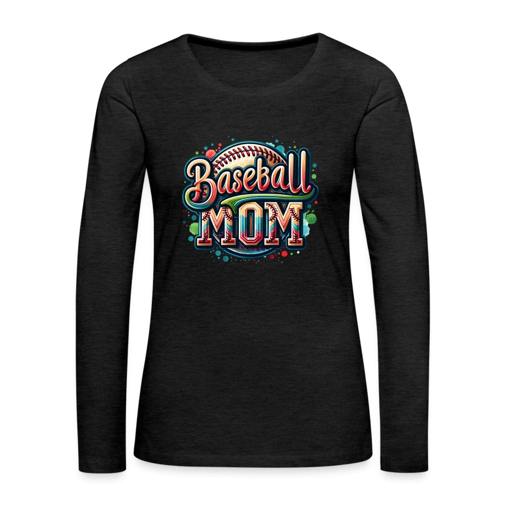 Baseball Mom Premium Long Sleeve T-Shirt - option1# - Women's Premium Long Sleeve T-Shirt | Spreadshirt 876