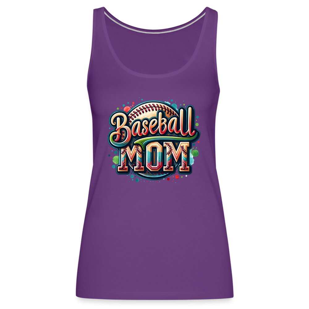 Baseball Mom Premium Tank Top - option1# - Women’s Premium Tank Top | Spreadshirt 917