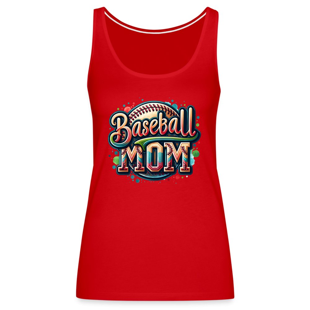 Baseball Mom Premium Tank Top - option1# - Women’s Premium Tank Top | Spreadshirt 917