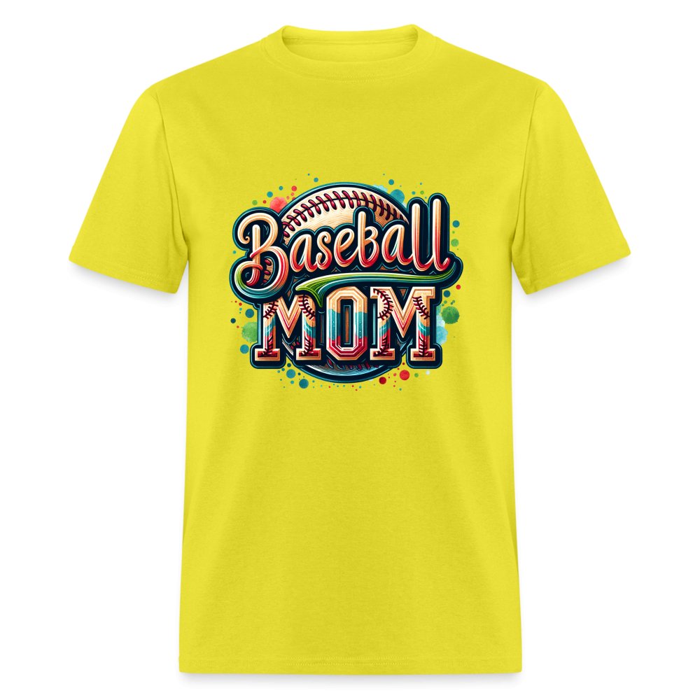 Baseball Mom T-Shirt - option1# - Unisex Classic T-Shirt | Fruit of the Loom 3930