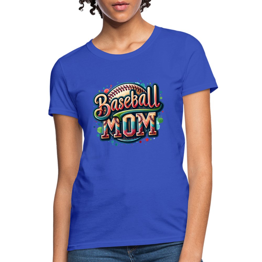 Baseball Mom Women's Contoured T-Shirt - option1# - Women's T-Shirt | Fruit of the Loom L3930R