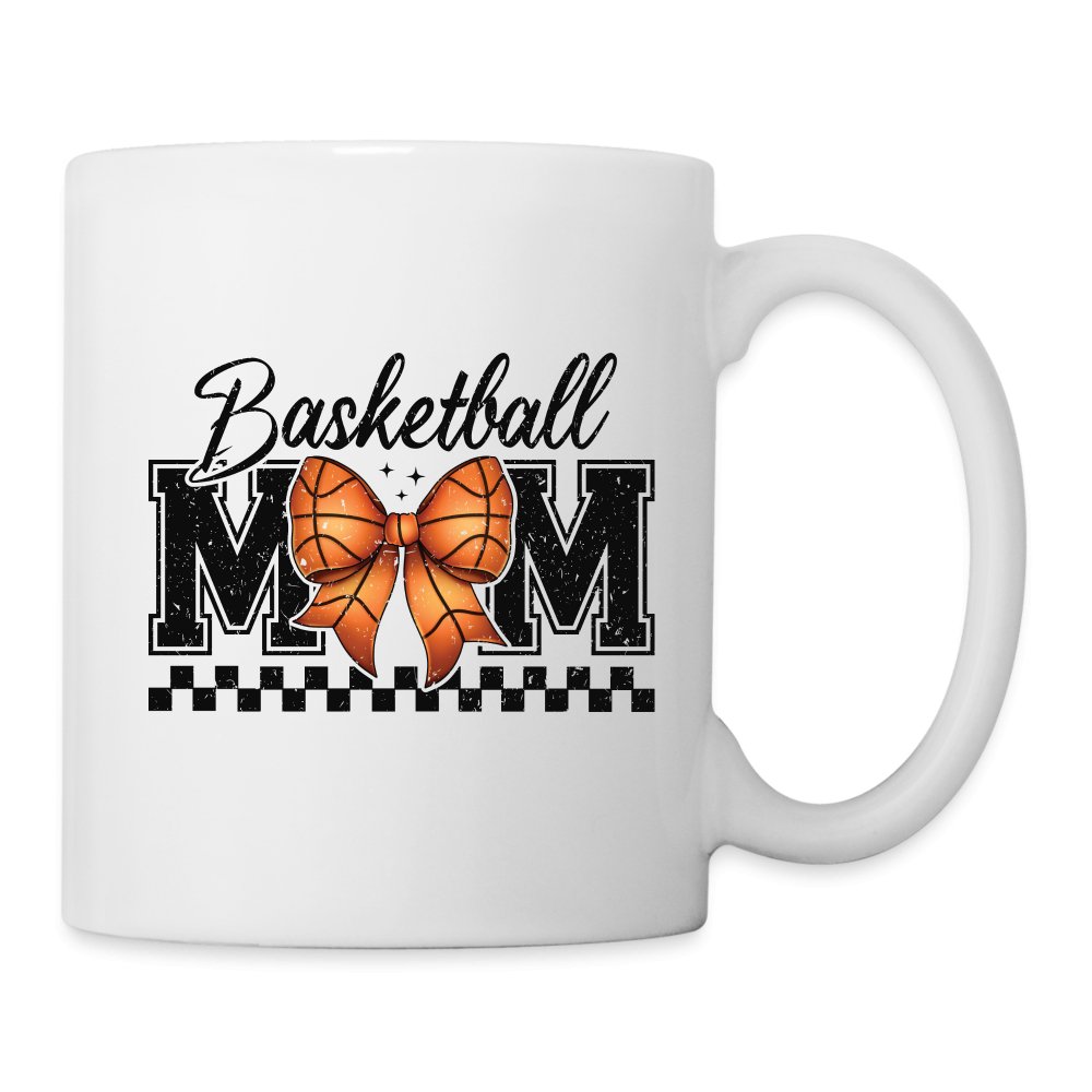 Basketball Mom Coffee Mug - white