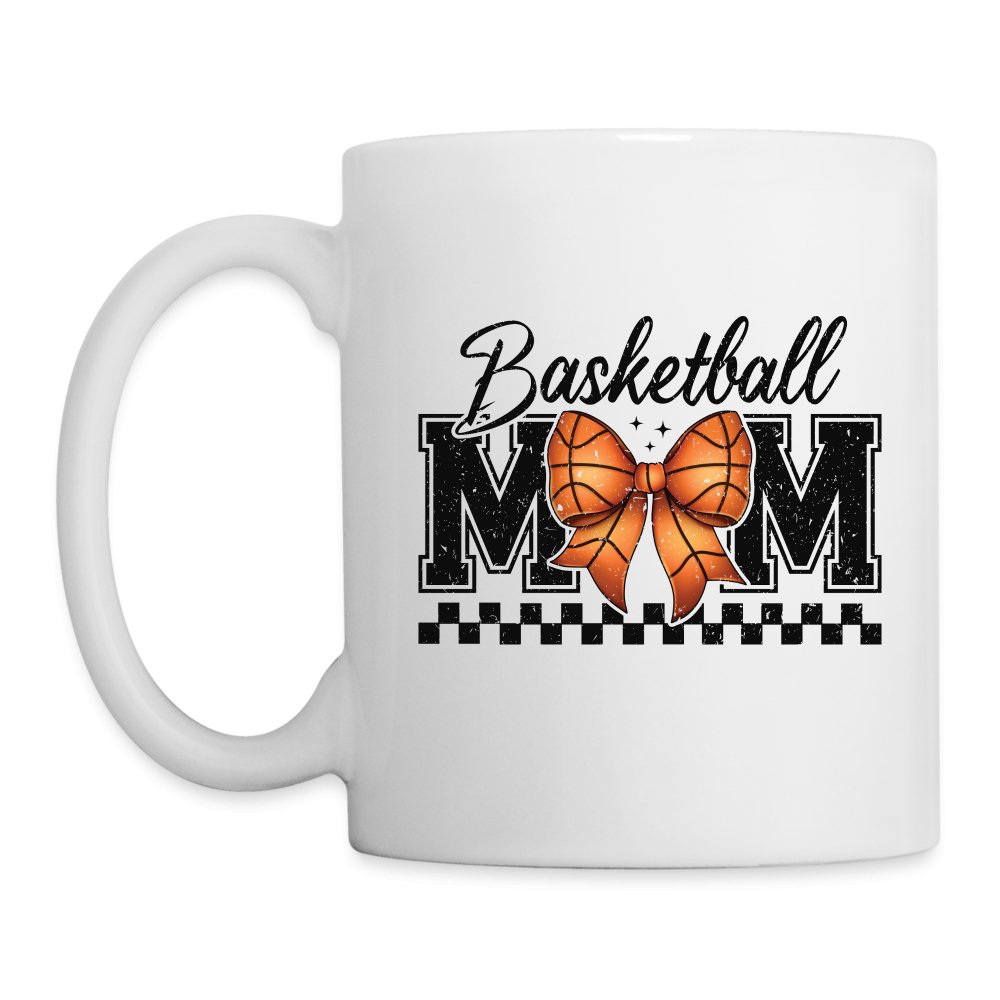 Basketball Mom Coffee Mug - white